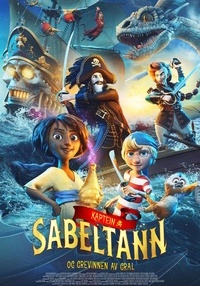 Poster Căpitanul Colți-de-sabie și Contesa de Gral RO